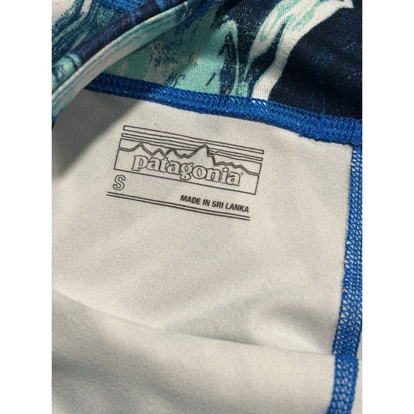 Patagonia Worn Wear Blue Colorful Small Women’s Leggings Workout‎ Fitness - Picture 3 of 7
